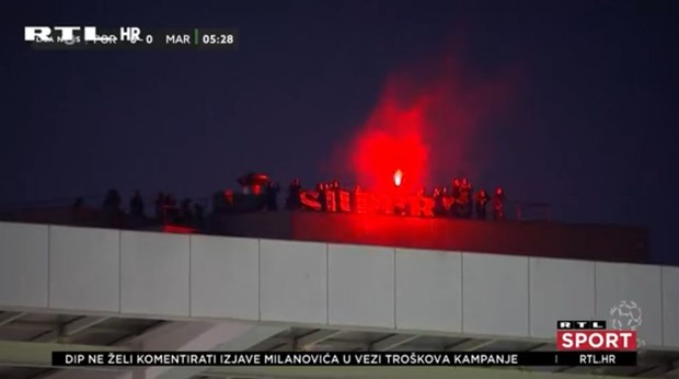 [VIDEO] 20 najhrabrijih navijača s krova Dragaa pratilo pobjedu Porta