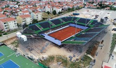 Teniski stadion u Zadru pred završetkom, od jutros na ŠC Višnjik u prodaji karte!