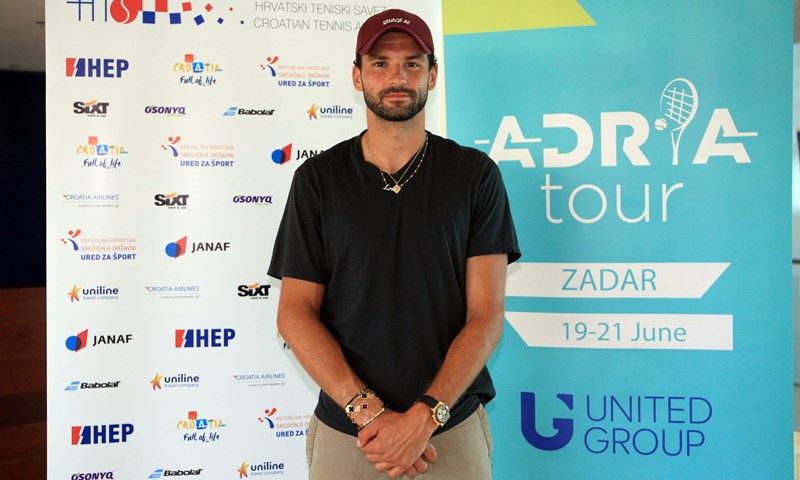 I Grigor Dimitrov doputovao je u Zadar: 'Prvi put sam ovdje, predivno je'