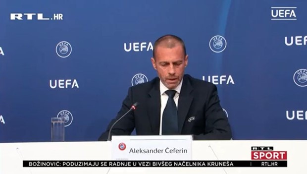 [VIDEO] Čeferin: 'Nogomet predvodi povratak normalnom životu u Europi'
