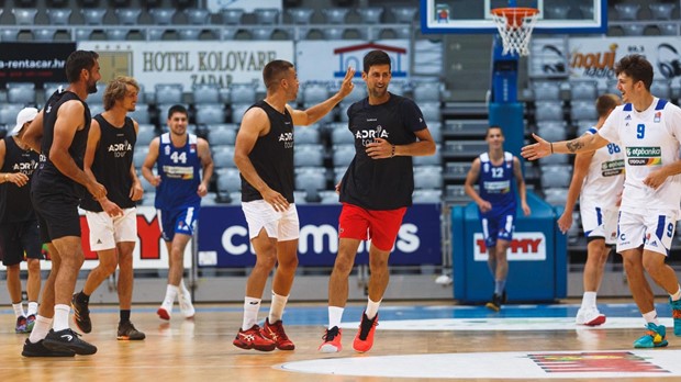 Sudionici Adria Toura odigrali revijalni 'basket' s košarkašima Zadra