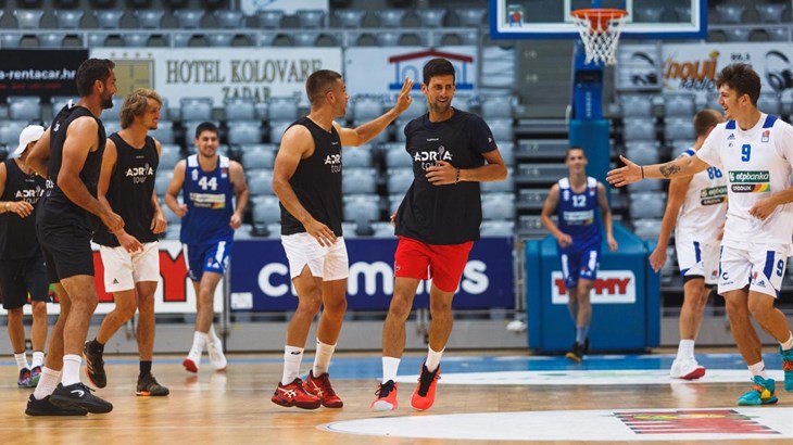 Sudionici Adria Toura odigrali revijalni 'basket' s košarkašima Zadra
