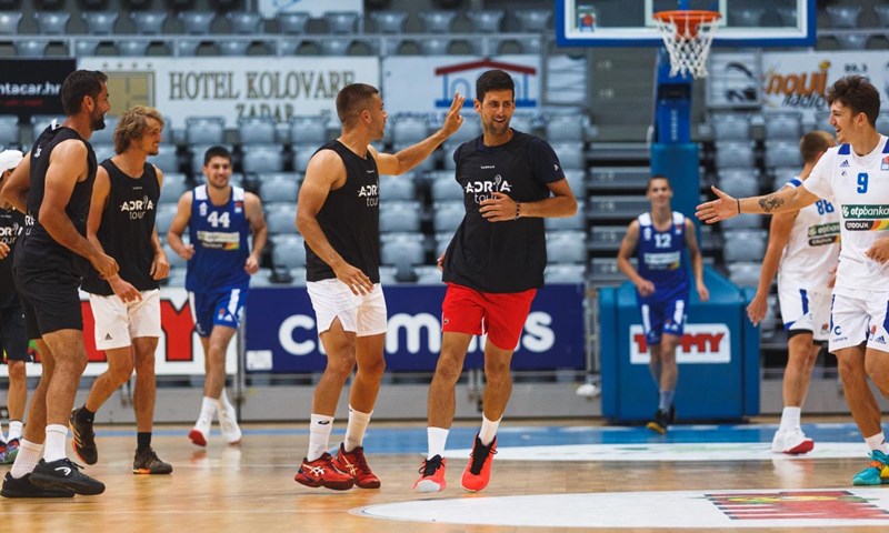 Sudionici Adria Toura odigrali revijalni 'basket' s košarkašima Zadra