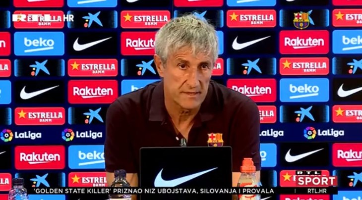 [VIDEO] Setien o navodnoj pobuni svlačionice: 'Naravno da postoje stvari oko kojih se nećete složiti, ali nisam uočio nikakav problem'