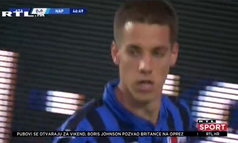 [VIDEO] Pašalić nakon otkupa ugovora načeo Napoli u Bergamu: 'Napokon su mi se stvari posložile'