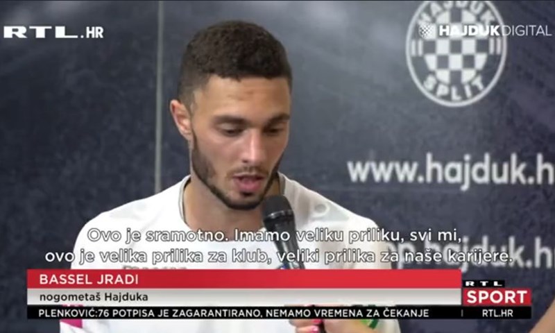 [VIDEO] Hajduk upisao novi debakl, Jradi iskreno poručio: 'Sram me!'