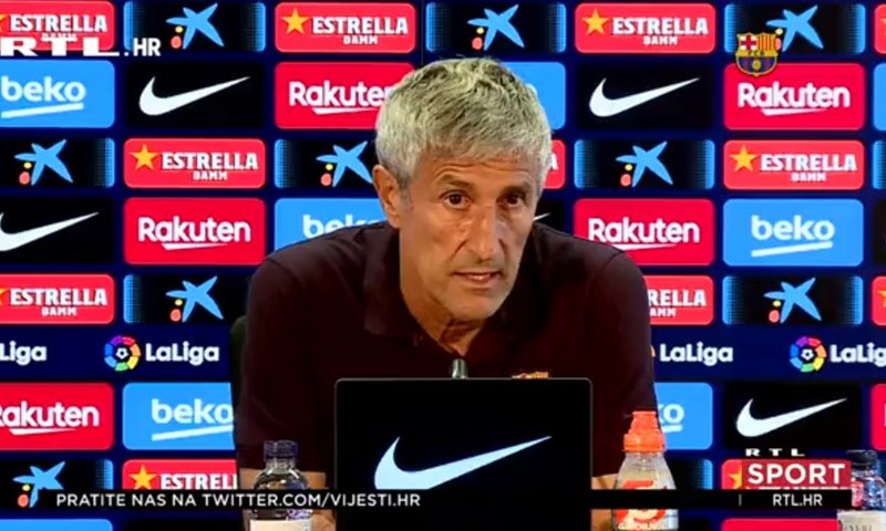 [VIDEO] Setien: 'Messi je u pravu, ako budemo igrali kao u nekim utakmicama, nećemo ništa osvojiti'