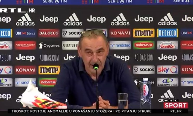 [VIDEO] Juventus uzeo titulu, Sarri napokon slavi: 'Još kao dijete sanjao sam da ću osvojiti Serie A'