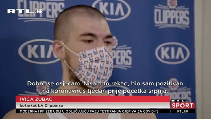 [VIDEO] Ivica Zubac otkrio da je imao koronavirus, ipak stigao u Orlando