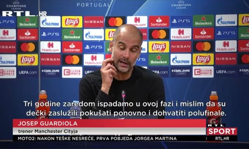 [VIDEO] Guardiola i City opet prerano ispali iz Lige prvaka: 'Ne uspijeva nam, ali u životu moraš ustati'