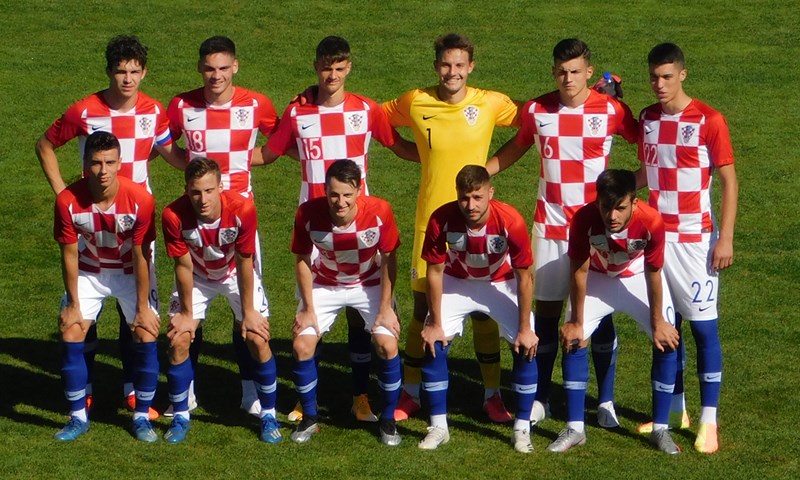 Hrvatska U-19 reprezentacija protiv Škotske u prvom krugu kvalifikacija