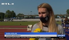 [VIDEO] Sara Kolak stigla u Zagreb usprkos ozljedi: 'Neću se natjecati, ali ću biti podrška'