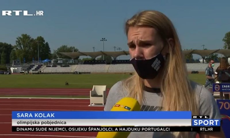 [VIDEO] Sara Kolak stigla u Zagreb usprkos ozljedi: 'Neću se natjecati, ali ću biti podrška'