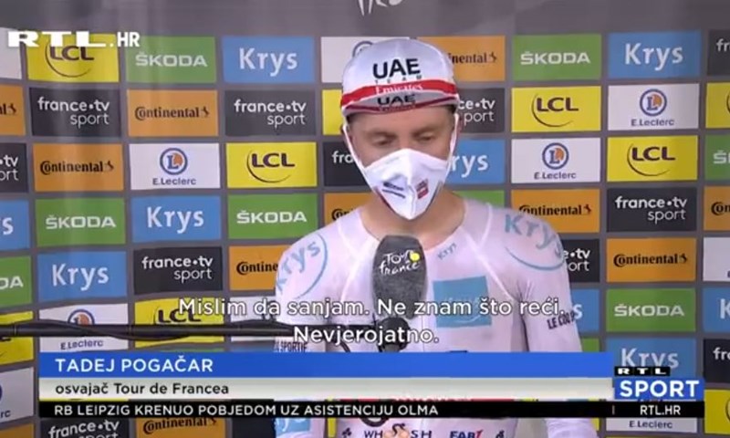 [VIDEO] Slovenci slave svog biciklističkog heroja, Pogačar pobjednik Tour de Francea