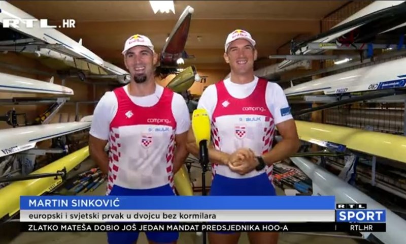 [VIDEO] Braća Sinković brane europsko zlato: 'Idemo po zlato, kao i svaki put'
