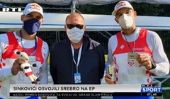 [VIDEO] Braća Sinković do srebra u Poznanu: 'Rumunji su ovaj put bili bolji'