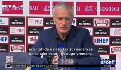 [VIDEO] Hrvatski niz protiv Francuske nastavljen, Deschamps poručio: 'Nadam se da će tako ostati još dugo vremena'