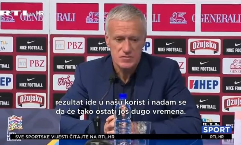 [VIDEO] Hrvatski niz protiv Francuske nastavljen, Deschamps poručio: 'Nadam se da će tako ostati još dugo vremena'