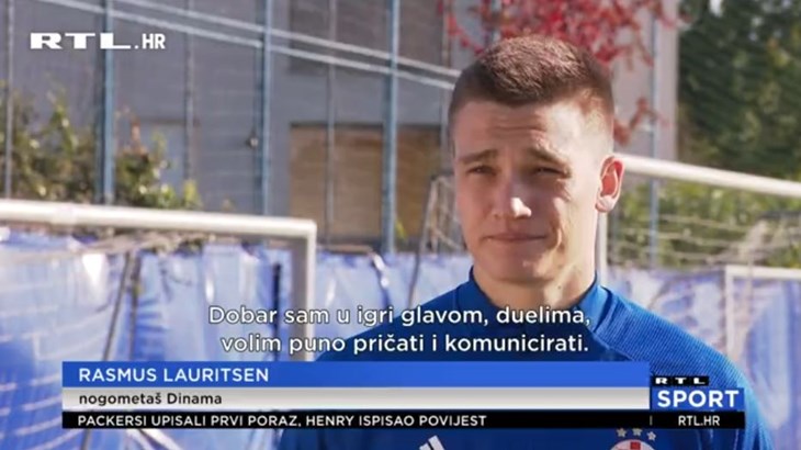 [VIDEO] Lauritsen je drugi Danac u povijesti Dinama: 'Siguran sam da ću pokazati da sam jako dobar igrač'