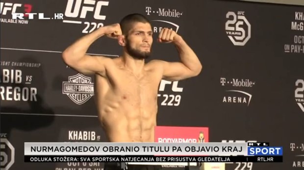 [VIDEO] Veliki Khabib Nurmagomedov svladao Gaethjea, a onda se emotivno umirovio