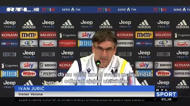 [VIDEO] Jurićeva Verona uzela bod Juventusu: 'Vrijeđali su me da sam Balkanac'