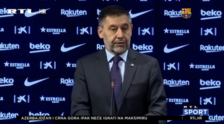 [VIDEO] Bartomeu i dalje predsjednik Barcelone: 'Jesam li razmišljao o ostavci? Nipošto'