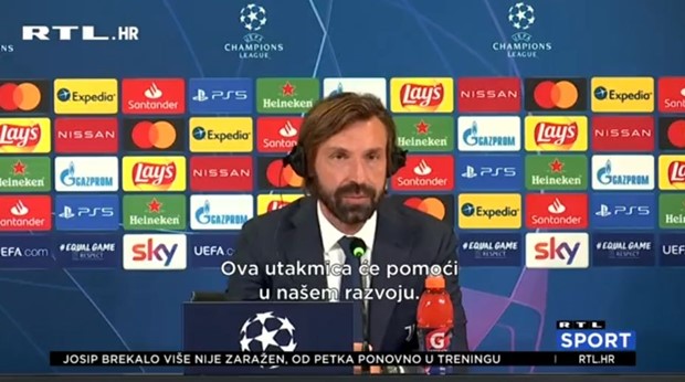 [VIDEO] Pirlo nakon poraza od Barcelone: 'Ova utakmica pomoći će u našem razvoju'