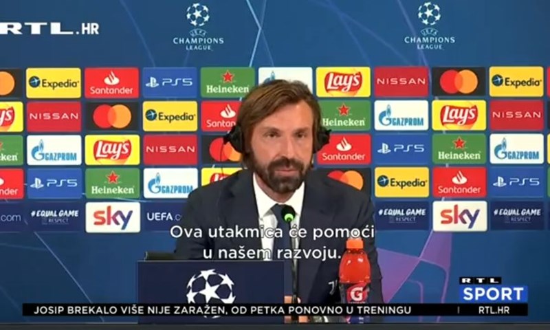 [VIDEO] Pirlo nakon poraza od Barcelone: 'Ova utakmica pomoći će u našem razvoju'