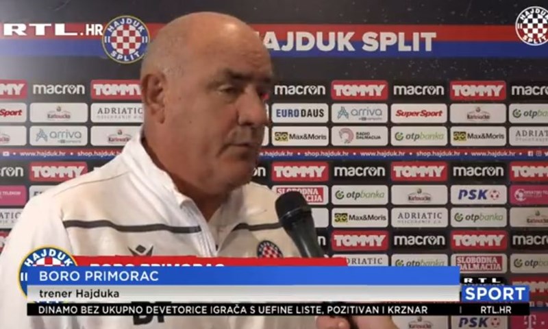 [VIDEO] Boro Primorac privremeno preuzeo prvu momčad Hajduka: 'Mislim da ova momčad može puno bolje'