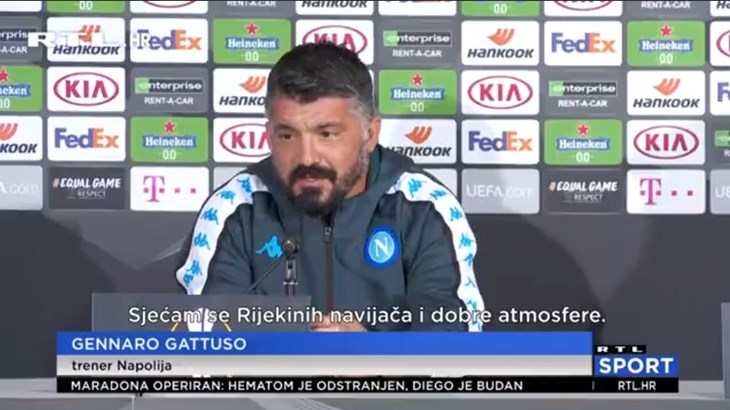 [VIDEO] Gattuso se vratio u Rijeku i uoči susreta poručio: 'Nemam lijepa sjećanja s ovog stadiona'
