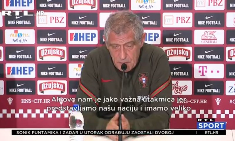 [VIDEO] Santos: 'Imam 23 vrhunska igrača i svaki od njih može igrati'