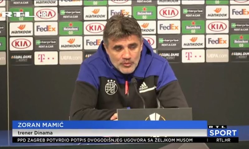 [VIDEO] Dinamo protiv CSKA završava grupnu fazu EL, Mamić poručio da ostaje