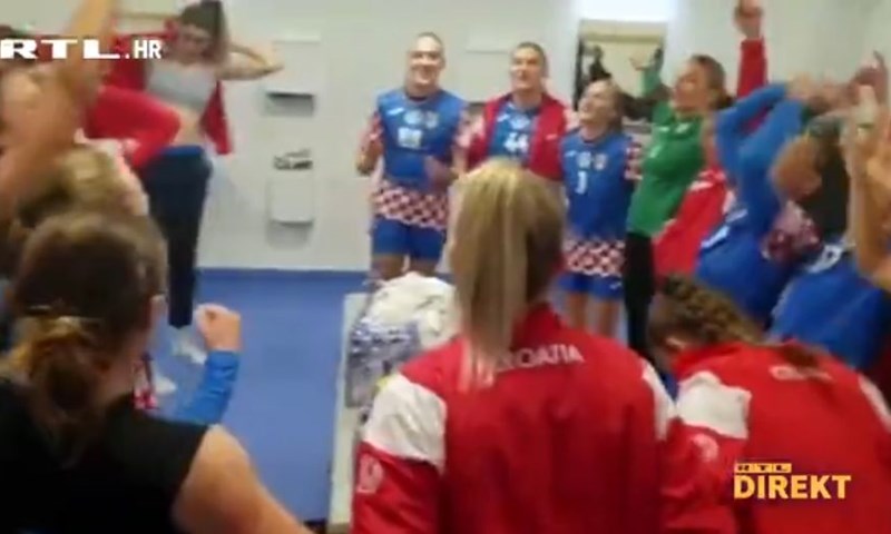 [VIDEO] Burno proslavljena pobjeda protiv Rumunjki!
