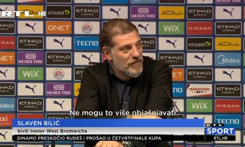 [VIDEO] Bilić dobio otkaz dan nakon boda na Etihadu, još sinoć pričao da uživa u poslu