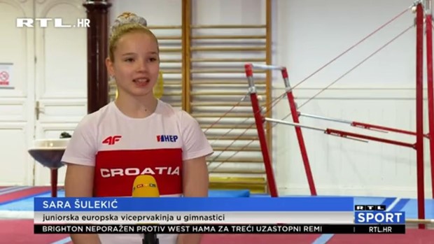 [VIDEO] Sara Šulekić: 'Nisam ni znala da je prva ženska medalja u povijesti hrvatske gimnastike'