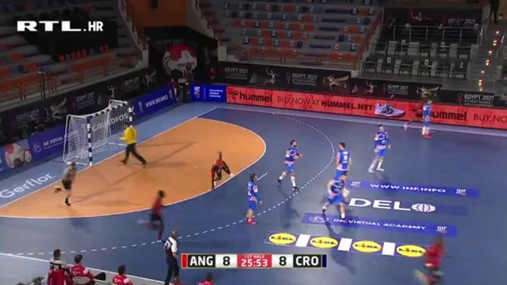 [VIDEO] Angola pošteno muči Hrvatsku u prvom poluvremenu, stalne izmjene vodstva