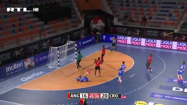 [VIDEO] Hrvatska protiv grube Angole može i s igračem manje!