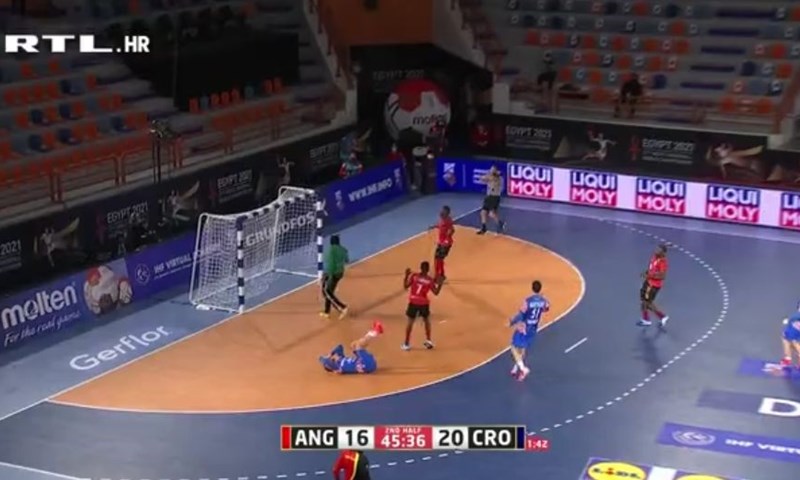 [VIDEO] Hrvatska protiv grube Angole može i s igračem manje!