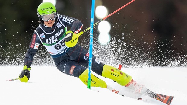 Talijanka zlatna u slalomu, Ljutić opet odustala