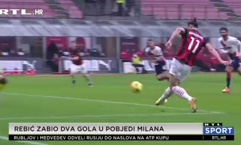 [VIDEO] Ibrahimović i Rebić rastavili Crotone lijepim golovima