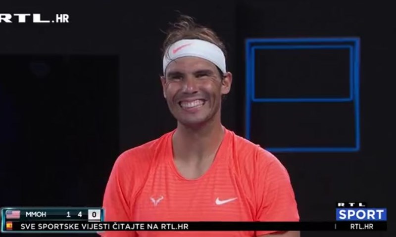 [VIDEO] Nadal na meti nestrpljive gledateljice: 'Možda je popila koji gin previše'