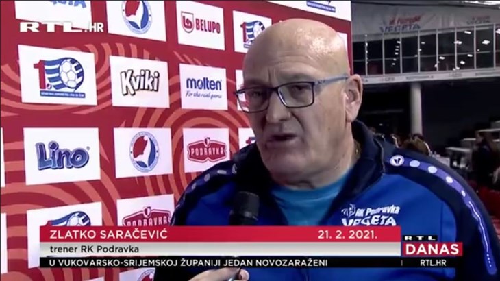 [VIDEO] Od Saračevića se opraštaju u Koprivnici: 'U ekipi je bio i tata i prijatelj i trener'