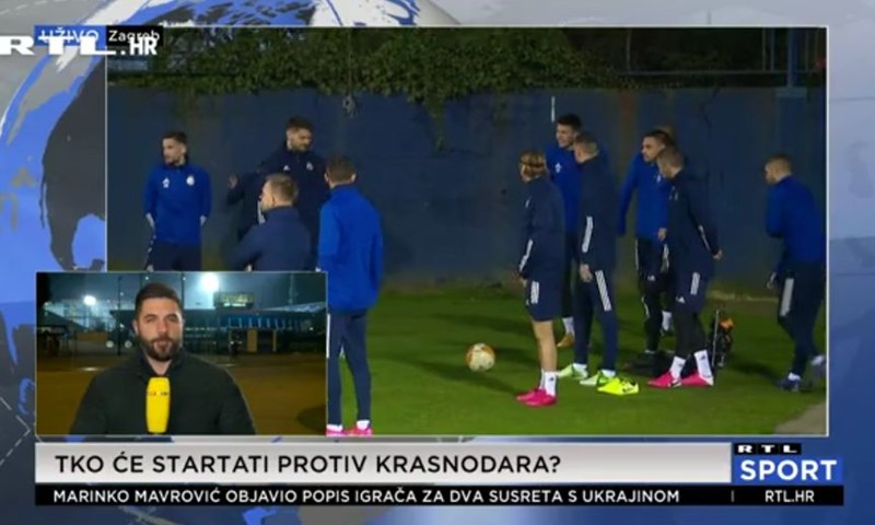 [VIDEO] Dinamo protiv oslabljenog Krasnodara brani prednost iz prvog susreta