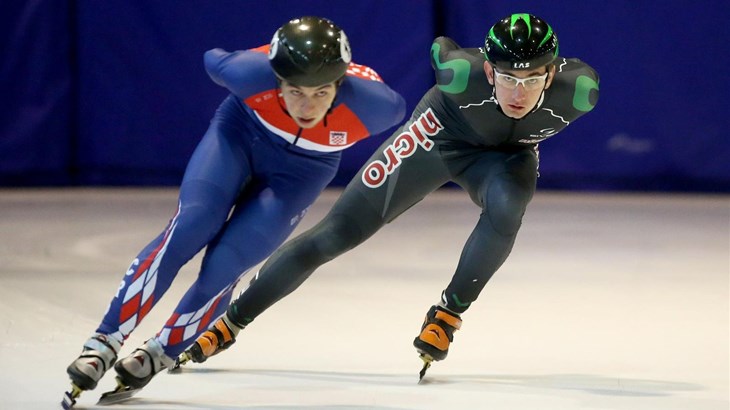 Martin Kolenc nastupio u prvom hrvatskom polufinalu na SP u brzom klizanju