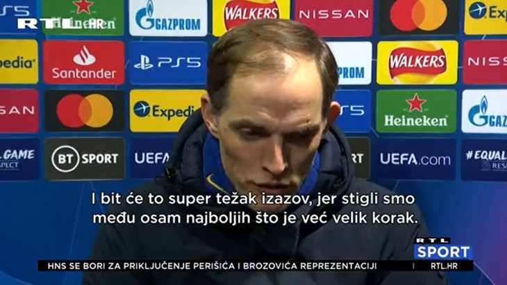 [VIDEO] Dva Hrvata ostala u borbi za pokal Lige prvaka, Tuchel:' Nitko ne želi igrati protiv nas'