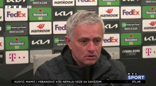 [VIDEO] Mourinho: 'Moji igrači su ranije gledali Oršićeve reakcije tijekom karijere'