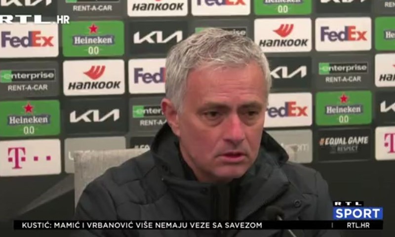 [VIDEO] Mourinho: 'Moji igrači su ranije gledali Oršićeve reakcije tijekom karijere'
