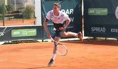 Nino Serdarušić bez većih problema prošao u drugo kolo turnira u Zadru