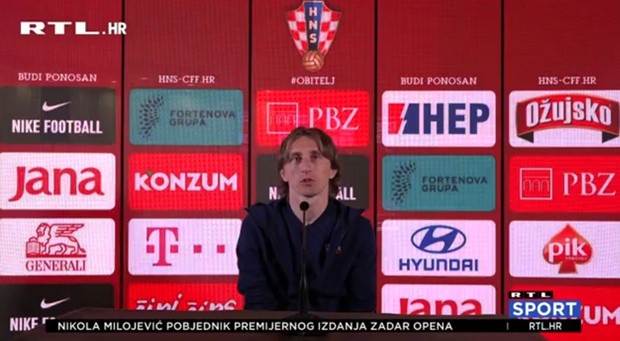 [VIDEO] Modrić: 'Dok me izbornik i ekipa budu trebali, nema razloga da ne budem tu'