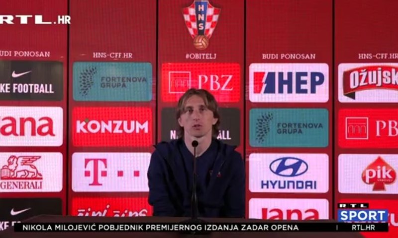 [VIDEO] Modrić: 'Dok me izbornik i ekipa budu trebali, nema razloga da ne budem tu'